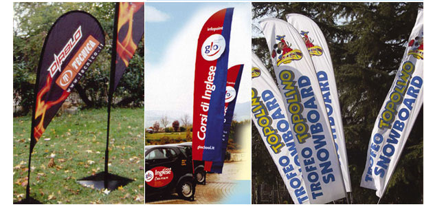 Bandiere telescopiche